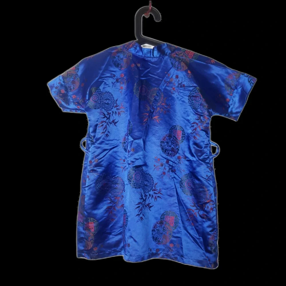 None blue kimono